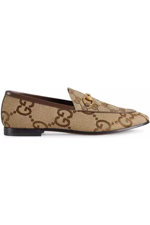 Gucci gold online flats