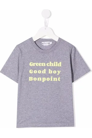 BONPOINT Slogan-print short-sleeve T-shirt