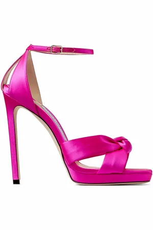 Jimmy Choo Rosie 120mm satin-finish sandals