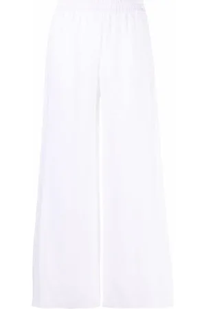 Fabiana Filippi Wide-leg elasticated-waistband trousers