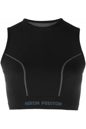 Heron Preston Logo-underband cropped top
