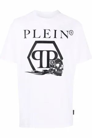 Philipp Plein Skull and logo-print T-shirt