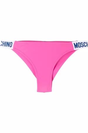 Moschino Logo-waistband bikini bottom