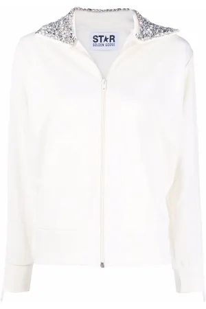 Golden Goose Crystal-embellished zipped sweatshirt