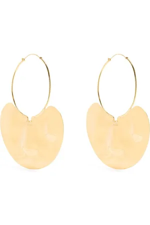 Patou Large hammered hoop earrings