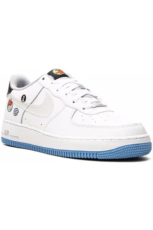 Nike Kids Air Force 1 LV8 KSAWhite/Glacier Blue Sneakers - Farfetch