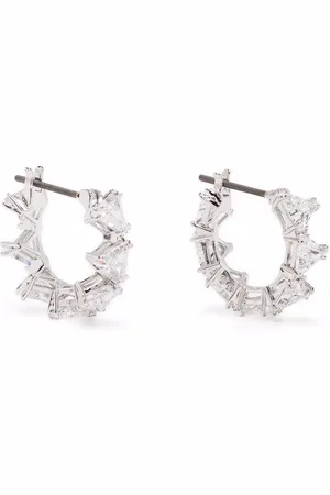 Swarovski Matrix mini hoop earrings