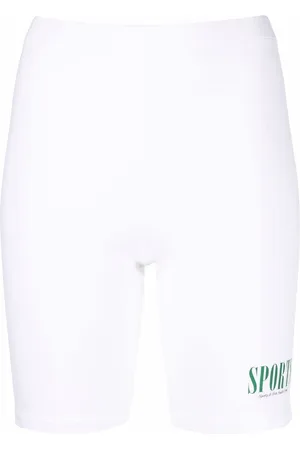 Sporty & Rich Logo-print cycling shorts