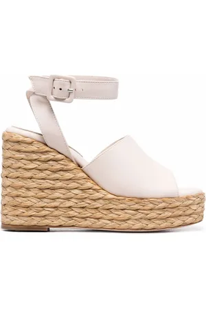 PALOMA Clama jute-wedge sandals
