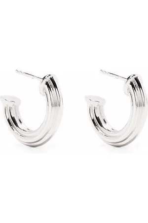 Missoma Medium ridge hoop earrings