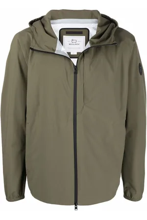 Woolrich Sleeve-logo hooded jacket