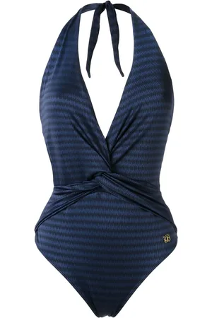 Brigitte Plunge neck Aline swimsuit