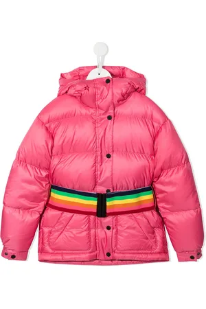 Nuuk Printed Down Ski Jacket in Multicoloured - Perfect Moment Kids