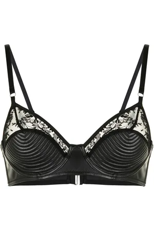 FLEUR DU MAL Bebe vegan-leather bra