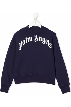 Palm Angels Logo-print cotton sweatshirt