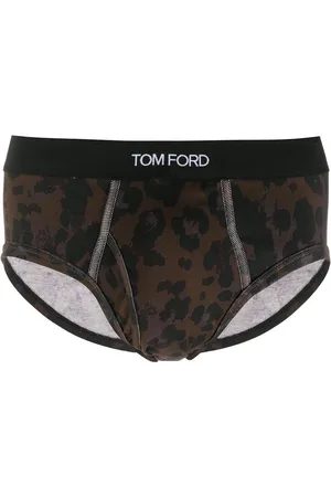 Tom Ford Leopard cotton briefs