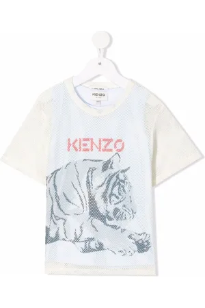 Kenzo Boy's Baseball Graphics Logo-Print T-Shirt, Size 4-5