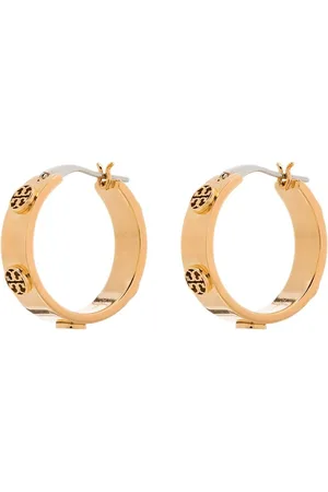 Tory Burch Miller stud hoop earrings