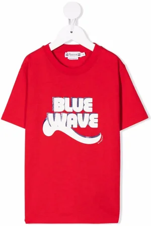 BONPOINT Blue Wave logo-print T-shirt