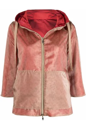 HERNO Velour zip-up hoodie