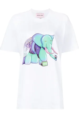 Natasha Zinko Visionz elephant print T-shirt