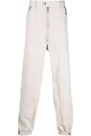 Maison Mihara Yasuhiro Side stripe-detail straight-leg trousers