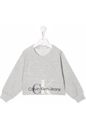Calvin Klein Logo-print cropped sweatshirt
