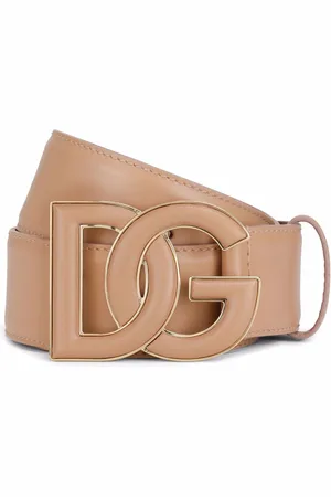Dolce & Gabbana DG-logo leather belt