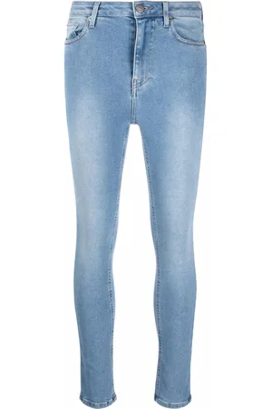 Twin-Set Logo-patch denim jeans