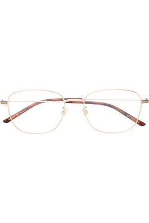 Gucci Logo square-frame glasses
