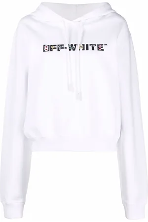 OFF-WHITE Rhinestone-embellished logo hoodie