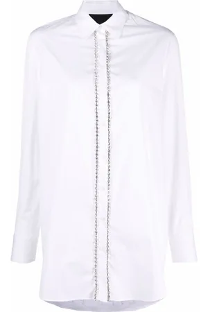 Philipp Plein Crystal-embellished cotton shirt