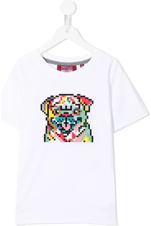 MOSTLY HEARD RARELY SEEN Mini Rainbow Pug T-shirt