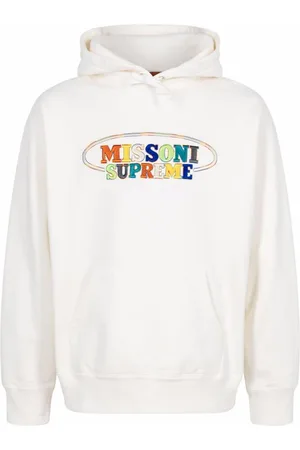 Supreme X Missoni logo-embroidered hoodie "FW21"