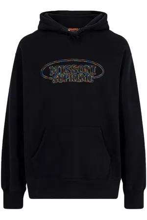 Supreme X Missoni logo-embroidered hoodie "FW21"