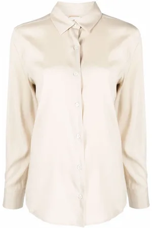Paula Long-sleeve silk shirt