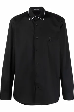 Philipp Plein Logo button-down shirt