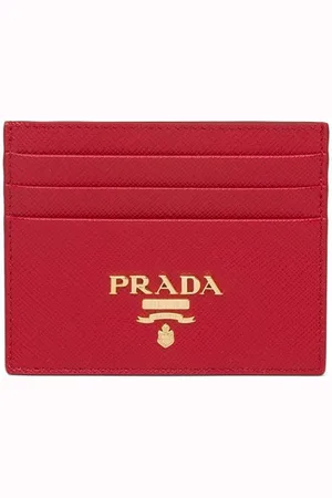 Prada Compact front logo cardholder