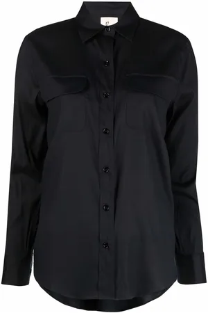 Paula Long-sleeve silk shirt