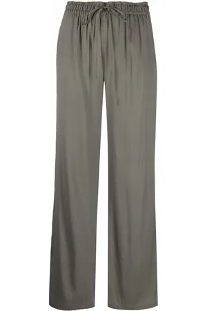 Paula Drawstring straight-leg trousers
