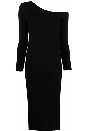 Paula Asymmetric cashmere dress