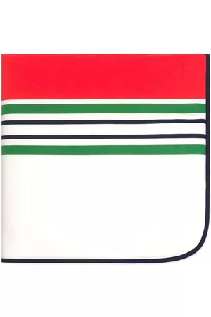 Gucci Interlocking G-logo stripe blanket