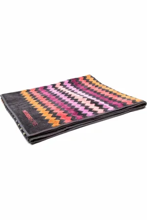 Missoni Zigzag logo-knit cotton towel