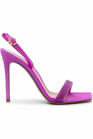 Gianvito Rossi Rhinestone leather sandals