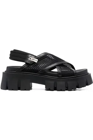 Premiata Mesh-strap detail sandals