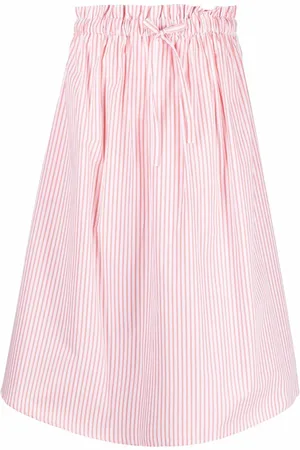 Woolrich Stripe-print contrast skirt