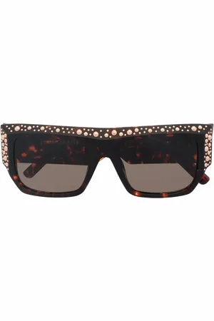 Palm Angels Casablanca studded square-frame sunglasses