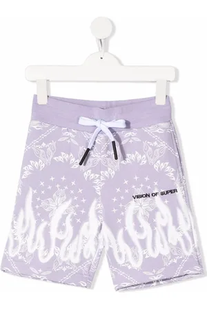 Vision Of Super Bandana-print cotton shorts