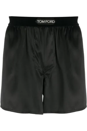 Tom Ford Logo-waistband silk boxers