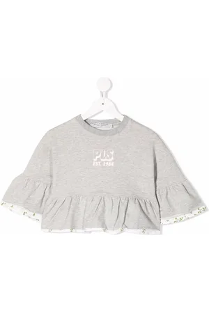 PHILOSOPHY DI LORENZO SERAFINI Ruffle-trimmed sweatshirt top